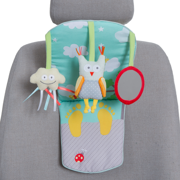 taf toys play & kick car seat toy